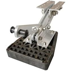 Boat Outboard Motor Bracket Stainless Steel Marine Auxiliary Heavy Duty Black 7953