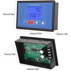 6.5V-55V 30A LCD Motor Cycle Run/Stop Timer Remote Control DC Brush Motor Speed Controller