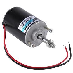 12/24V DC Motor 30W High Speed CW/CCW Permanent Magnet DC Motor for DIY Generator(12V 3500rpm)
