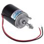 12/24V DC Motor 30W High Speed CW/CCW Permanent Magnet DC Motor for DIY Generator(12V 3500rpm)