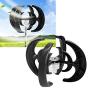 Kit de Turbine Éolienne 800W 4 Pales, Accessoires & Pièces de Rechange, Générateur Moteur AC, Système Solar, Lampe à Double Couche Noire [48V]