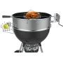 Kettle Grill Rotisserie Kit for 22-Inch Kettle Charcoal Grills as Weber/Napoleon/Kingsford; Universal Stainless Steel Grill Rotisserie Kit with Ring/Electric Spit Motor/Meat Forks/Tool Holder