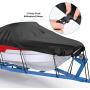 Mrrihand Trailerable Boat Cover Waterproof with Motor Cover, Heavy Duty UV Resistant Marine Grade Polyester, Fits V-Hull, TRI-Hull, Runabout Boat (Length: 17-19‘, Beam Width: up to 96