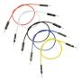 XINGYHENG 150PCS 5 Colors 1Pin 2.54mm Male to Male Breadboard Jumper Wire PVC Soldering Brushless Motor Double-end Tinning Connector Cable(PCB Jump Circuit Board Cable Wire Set) 200mm