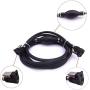 Boat Engine 6Y2-24306-55 56 6YK-24306-60 61 62 63 64 Marine Fuel Line Hose with Connector and Primer Pump Assy for Yamaha Outboard Motor, 5/16/8mm Pipe, Length 9.8ft