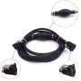 Boat Engine 6Y2-24306-55 56 6YK-24306-60 61 62 63 64 Marine Fuel Line Hose with Connector and Primer Pump Assy for Yamaha Outboard Motor, 5/16/8mm Pipe, Length 9.8ft