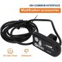 SOONALL 36V/48V Electric Bike Display Meter, Waterproof LED Display Meter with Motor Controller, Multi-Functions Display Control Panel for Bicycle Modification