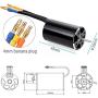 SURPASS HOBBY Rocket 2948 3450KV Brushless Motor with Water Cooling Set for RC Boat