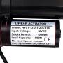 Justech 100mm 4-inch 1500N 330lbs Linear Actuator Motor Heavy Duty DC 12V for Car RV Electric Door Opener Industrial Agricultural Machinery Clean Sweeping Vehicles Vessels Cargo Medical Window-Black
