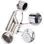 RJSPHH Stainless steel 2.5 inch Electric Exhaust Cutout Motor E-cut Valve Kit , Catback Single Y Pipe 1 pcs with One Controller Remote Kit