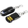 12V Universial Motorcycle Anti-theft Security Alarm System with Double Remote Control, Motorcycle Remote Control Alarm Warner Anti-Theft Security Burglar Alarm System