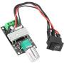 Qinlorgo DC Motor Speed Controller, Brushed PWM Motor Speed Controller DC 6V 12V 24V 3A PWM Motor Speed Control Reversible Controller Regulator with Switch