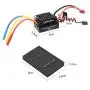Hobby Fans 3650 3900KV Sensorless Brushless Motor with 60A ESC Electronic Speed Controller Programming Card Waterproof Motor ESC Combo 3.175mm Shaft for 1/10 RC Car Truck