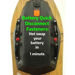 Boosted Board Battery Quick Disconnect | Hot swap Battery in 1 Minute