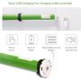 Roller Tubular Motor with Built-in Battery-No Wiring, Wireless App or Timer Control, Add Blinds Motor Compatible with Alexa, Google Home