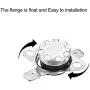 uxcell KSD301 Thermostat 85°C/185°F 10A Normally Open N.O Adjust Snap Disc Temperature Switch 2pcs