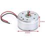 Pangocho Jinchao-Dc Motor 1pc Micro Solar Motor, 3500-7000 RPM/Min, for Scientific Hobby Toys DIY Accessories, 300 DC 3V 4.5V 5V Motors, Easy to Install