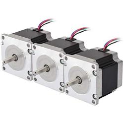 STEPPERONLINE 3PCS Nema 23 CNC Stepper Motor 2.8A 179oz.in 56mm Bipolar for Hobby CNC Kit