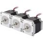 STEPPERONLINE 3PCS Nema 23 CNC Stepper Motor 2.8A 179oz.in 56mm Bipolar for Hobby CNC Kit