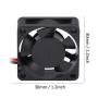Motor Cooling Fan, 5V-7V DC Cooling Fan RC Motor Heat Sink System Black DC Fan Car Parts (30 * 30MM)