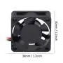 Motor Cooling Fan, 5V-7V DC Cooling Fan RC Motor Heat Sink System Black DC Fan Car Parts (30 * 30MM)