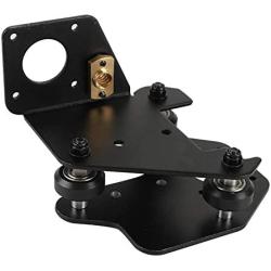 Yuhoo Motor Bracket Fixed Mount Plate Spare 3D Printer with Pulley Nut Home Office Replacement Parts Upgrade Left X Axis Aluminum Durable sy Install for Creality CR10 S4 S5