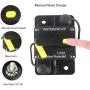 OUHL 100 Amp Circuit Breaker 12V- 48V DC Manual Reset Fuse for Trolling Motor Rv Marine Boat Vehicles System Protection Waterproof (100A)