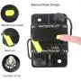 Disjoncteur 100A pour Système de Protection DC 12V-48V - Fusible Réinitialisable Manuel pour Moteurs Électriques, Camping-Cars, Voitures et Bateaux Marins (100A) Disjoncteur 100A pour Système de Protection DC 12V-48V - Fusible Réinitialisable Manuel pour Moteurs Électriques, Camping-Cars, Voitures et Bateaux Marins (100A)