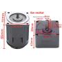 Ac110V Reversible Gear Motor With Variable Speed Controller Single-Phase 180K 7.5Rpm For Packaging, Printing, Textile, Dyeing, Chemical, Pharmaceutical Construction Machineries Usa Stock