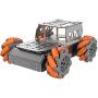 Mecanum Wheel Chassis Car Kit with TT Motor, Aluminum Alloy Frame, Smart Car Kit for DIY Education Robot Car Kit