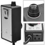 TOPCHANCES AC100-240V 15A Variable Fan/Router Speed Controller 3 Settings Motor Electrical Speed Control Governor Variable Fan Speed Controller Router AC Rheostat