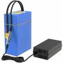 Wnicek 48V 20AH Electric Bike Battery 20000mAh 13S4P Rechargeable Li-Ion Battery Pack E-Bike Lithium Battery Pack with 2A Charger for 200W-1200W Motor