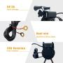 Universal Motorcycle Motorbike Mobile Phone Mount Holder X Grip Clamp USB Charge