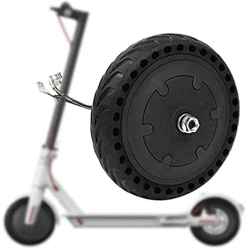 WELLSTRONG Motor and Explosion Proof Honeycomb Structure Anti-Skid Wheel Tire Set Replacement for Xiaomi M365 Electric Scooter¡­