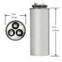 BlueNatHxRPR 45+7.5 MFD uF Air Conditioner Capacitor CBB65 Capacitor Dural Motor Run Capacitor Withstand 450V AC Round