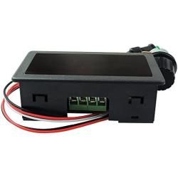 uniquegoods 6V 12V 24V Digital Display LED DC Motor Speed Controller PWM Stepless Speed Control Switch HHO Driver - Black CCM5D