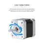 Creality Upgraded 3D Printer 42-34 Stepper Motor Set (2 Phase 0.8A 1.8 Degree 0.4N.M) with Rubber Vibration Dampers and M3 Screw for Ender-3 V2 Z-Axis, for CR-10 10S Ender 3/ Pro Ender 5 3D Printer