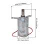 BQLZR High Torque 12V DC 25 RPM Gear-Box Regulated Geared motor for electric Screwdrivers, Juicers, Shredders, DIY Mini Drill Presses,Cake Pan