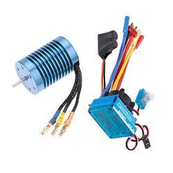 GoolRC 3650 4370KV 4P Sensorless Brushless Motor 45A Brushless ESC（Electric Speed Controller） 1/10 RC Off-Road Car