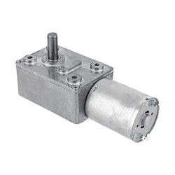DC 12V 3 RPM Self Locking Gear Motor Reversible High Torque Turbo Geared Motor with Metal Reducer Gear Box for DIY Project