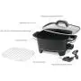 Nesco American Harvest ES-12 Electric Skillet, 12 Inch, Black