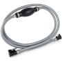 Five Oceans Marine Boat Fuel Line, OMC/Johnson/Evinrude Outboard Fuel Line with Primer Bulb, 6 Ft Long, 2 Quick Connectors, Reinforced EPA/CARB, Compatible Ethanol Blended Fuel