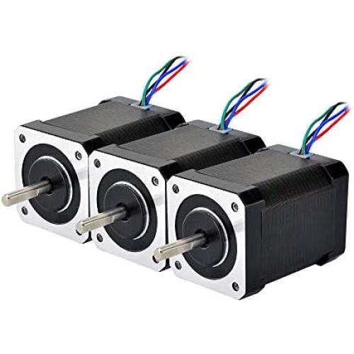 Kit 3pcs Moteurs Pas à Pas NEMA 17 Bipolaire 92oz.in 2.1A 4 Fils 60mm Hobby CNC Kit 3pcs Moteurs Pas à Pas NEMA 17 Bipolaire 92oz.in 2.1A 4 Fils 60mm Hobby CNC