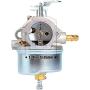 QAZAKY Adjustable Carburetor Compatible with Tecumseh 640349 640052 640054 640058 640058A HMSK80 HMSK85 HMSK90 HMSK100 HSMK110 LH318SA LH358SA 8HP 9HP 10HP Snowblower Generator Chipper Shredder Carb