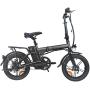 Jieoto Ebike Battery 36V/48V 10AH 12.5AH 15AH 20AH Folding Bike Replacement Battery Pack Lithium Ion Battery with Charger and BMS Protection Board, for Electric Bike 200W~1000W Motors