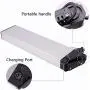 Jieoto 36V 48V E-Bike Battery, 8Ah 10.4AH 12AH 12.5AH 13AH 14AH 15AH 16AH Lithium Battery Li-ion Folding Electric Bike Battery with Charger for 200W~1200W EBike Motor