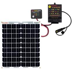 BatteryMINDer SCC1224 12V/24V Dual Voltage Controller with 20 Watt Solar Panel Battery Charger-Maintainer-Desulfator - for Auto, Marine, Motorcycle, RV, and General Use