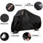 WinPower Outdoor Waterproof Motorcycle Cover Snow Bike Cover Compatible with Harley Davidson Honda Suzuki Kawasaki Yamaha and All Motors, 116 x 43 x 55 inch,4XL