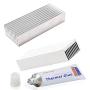 Easycargo 2pcs 40mm Heatsink 100mm x 40mm x 20mm with Thermal Conductive Adhesive Epoxy Glue, Aluminum Cooler Heat Sink for Water Cooling LED Power Amplifier TEC1-12706 Thermoelectric Module