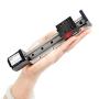 FUYU FSL30 Mini Linear Stage Small Slide Guide CNC Screw Lead Motion Table Motorized Nema 14 Stepper Motor[200mm Stroke]